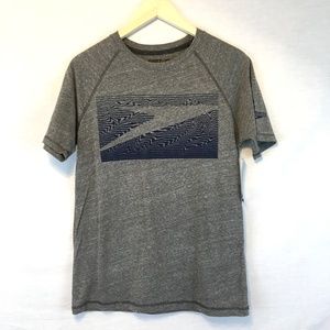 Men's Grey Heathered Speedo Performance Tee Shirt